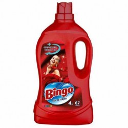 Бинго Течен прах Цветно пране 4л 