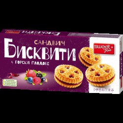 Бисквити Сандвич Горски плод  165гр