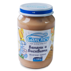 Ганчев Банани и Бисквити 190гр