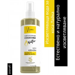 VA COSMETIC ВОДА  ЗА ИЗСВЕТЛЯВАНЕ НА КОСАТА ОТ ЛАЙКА 200ML