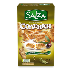 Соленки САЛЗА 170гр с маслини,розмарин и лимец 170гр