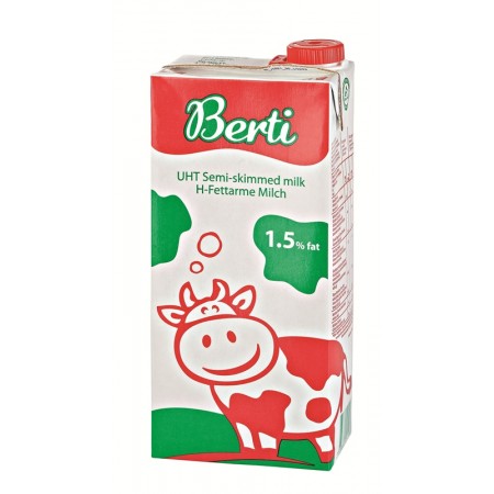 Прясно мляко Берти 1.5%